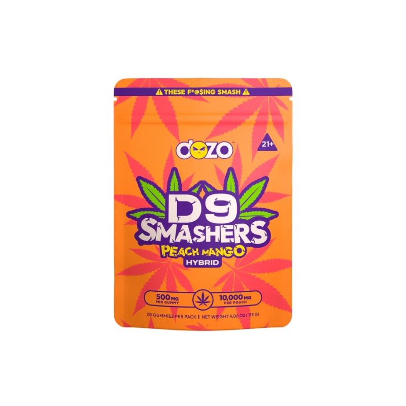 DOZO D9 SMASHERS GUMMIES 10000MG- PEACH MANGO (H)