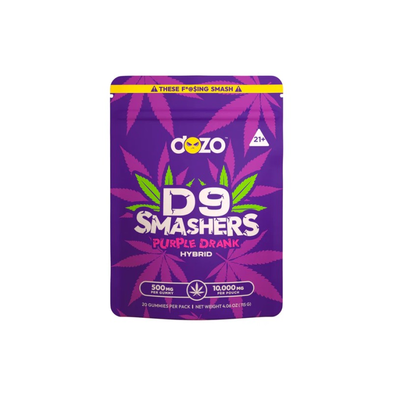 DOZO D9 SMASHERS GUMMIES 10000MG- PURPLE DRANK (H)