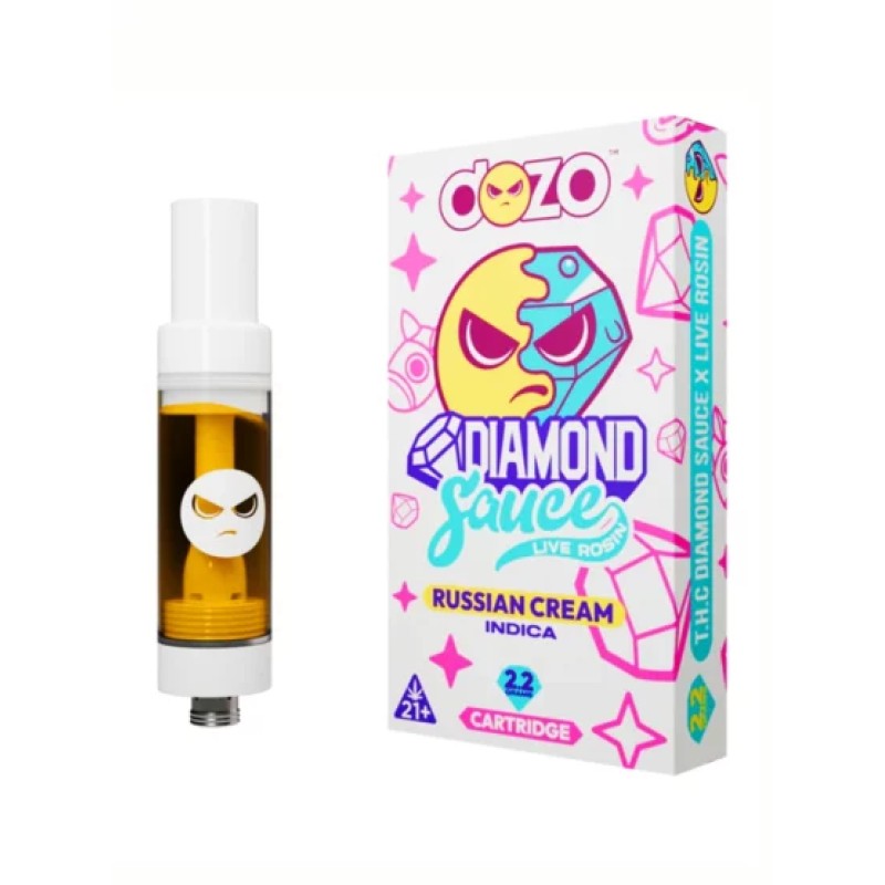 DOZO DIAMOND SAUCE 2.2G CART- RUSSIAN CREAM (I)