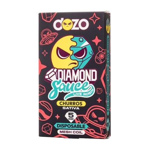 DOZO DIAMOND SAUCE LIVE ROSIN MESH COIL 5G- CHURROS (S)