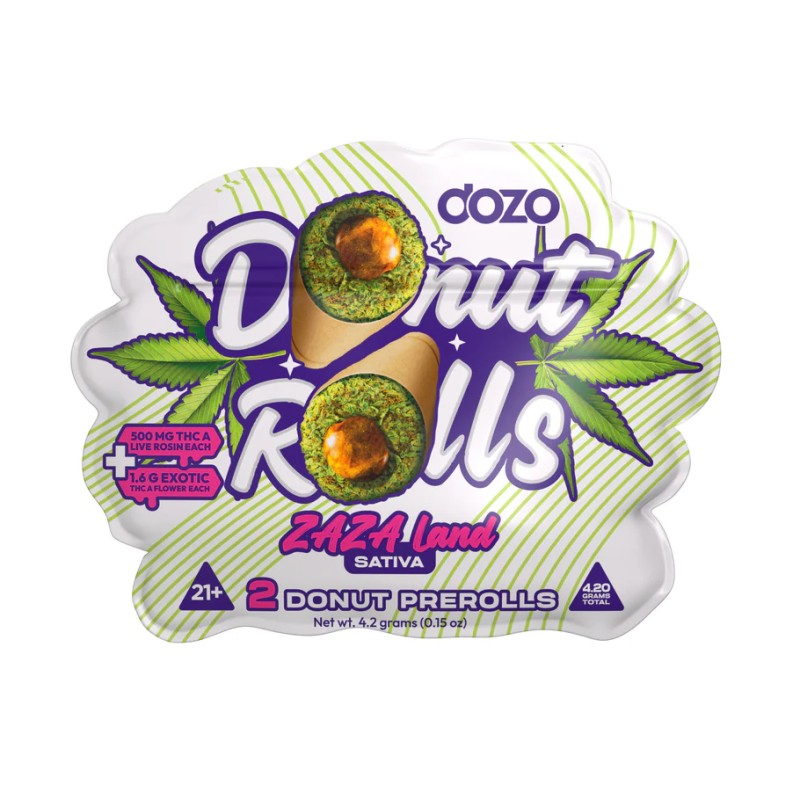DOZO DONUT PREROLLS 5PC/BOX- ZAZA LAND (S)