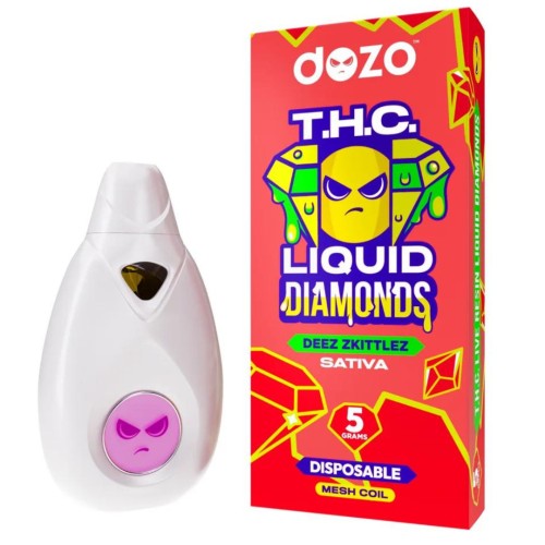 DOZO LIQUID DIAMONDS THC 5G- DEEZ ZKITTLEZ (S)