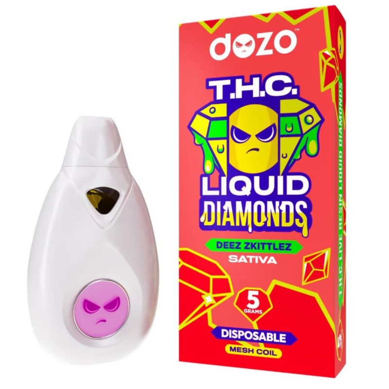 DOZO LIQUID DIAMONDS THC 5G- DEEZ ZKITTLEZ (S)