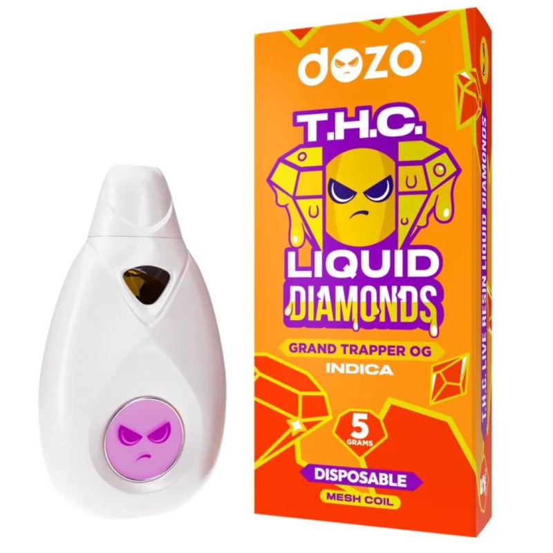 DOZO LIQUID DIAMONDS THC 5G- GRAND TRAPPER OG (I)