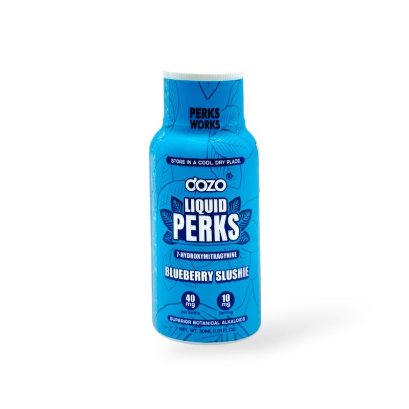 DOZO LIQUID PERKS 7 HYDROXY SHOTS- BLUEBERRY SLUSHIE