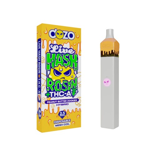 DOZO LIVE HASH ROSIN + THC-A  2.5G PEANUT BUTTER ZOOKIES