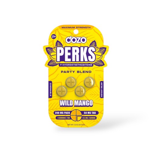 DOZO PERKS 7-OH 4CT 50MG/200MG - PARTY BLEND WILD MANGO