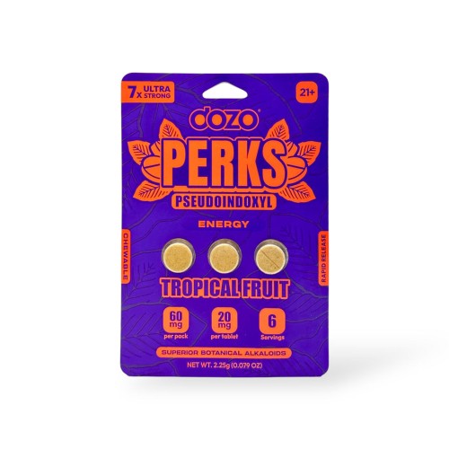 DOZO PERKS PSEUDO ENERGY 3CT- TROPICAL FRUIT