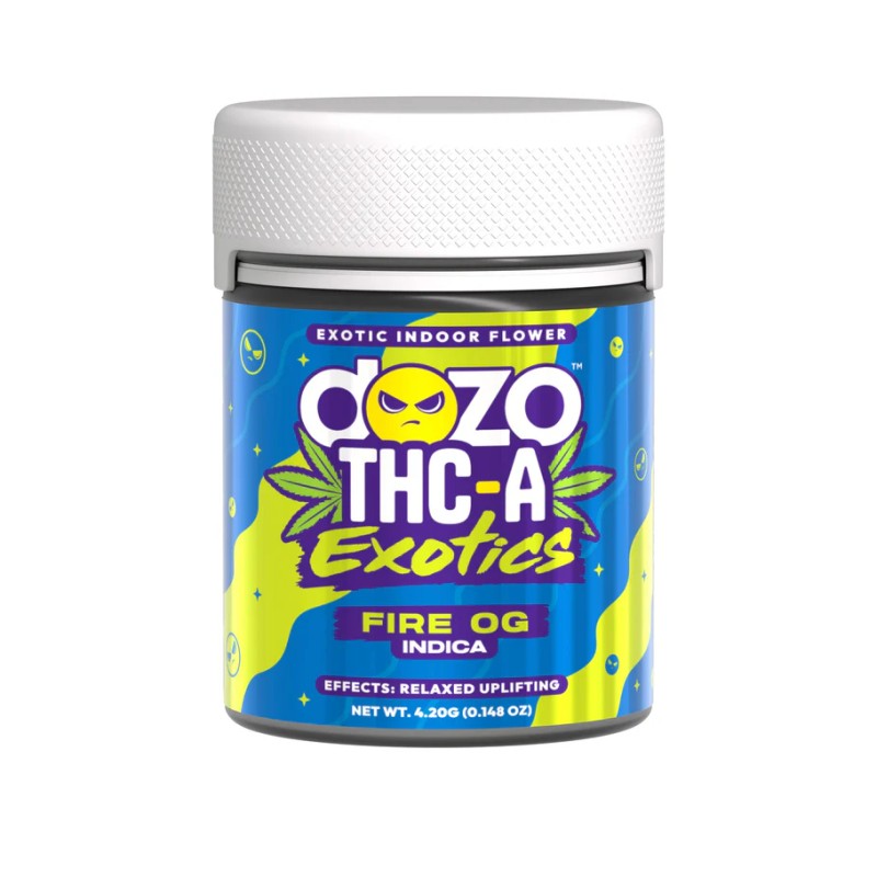 DOZO THC A EXOTIC INDOOR FLOWER 4.2G- FIRE OG (I)