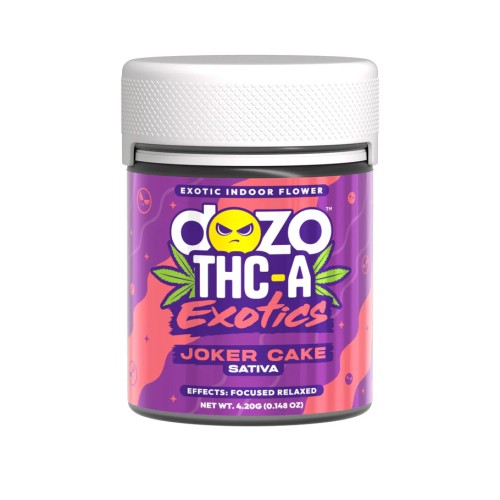 DOZO THC A EXOTIC INDOOR FLOWER 4.2G- JOKER CAKE (S)