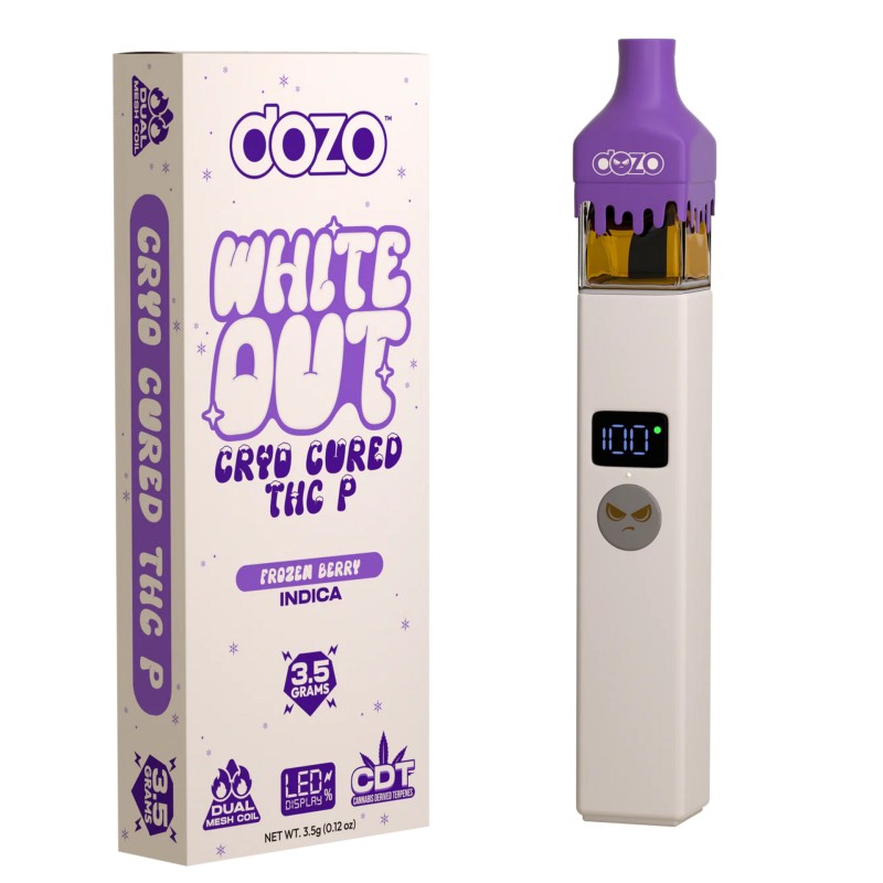 DOZO WHITE OUT CRYO CURED THCP 3.5G- FROZEN BERRY (I)