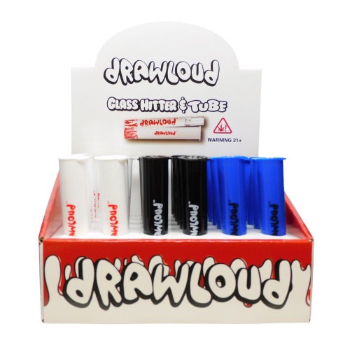 DRAWLOUD HITTER 36CT DISPLAY PREROLLS ASSORTED STRAINS