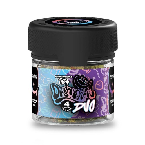 DREAMER DUO 3.0 THCA PREMIUM FLOWER 8PK- WHITE APPLE TARTS (S)/HASH BAR OG (I)
