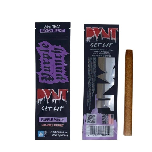 DVNT GET LIT 20% THCA PURPLE PUNCH INDICA
