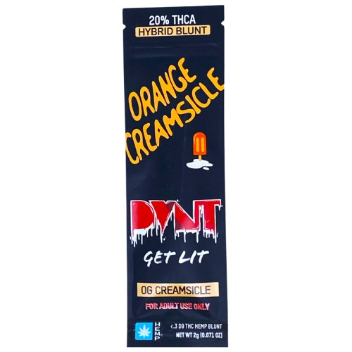 DVNT GET LIT 20% THCA BLUNT ORANGE CREAMSICLE HYBRID