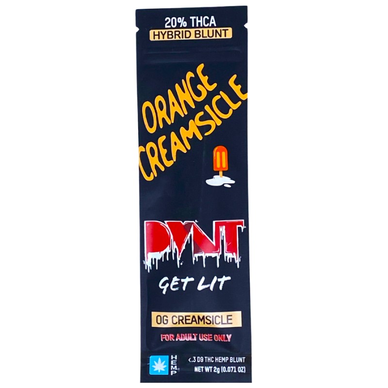 DVNT GET LIT 20% THCA BLUNT ORANGE CREAMSICLE HYBRID