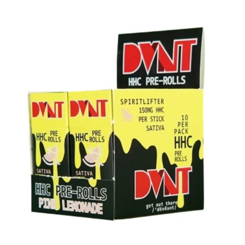 DVNT HHC Pre-Roll 10-Pcs/Box-PINK LEMONADE
