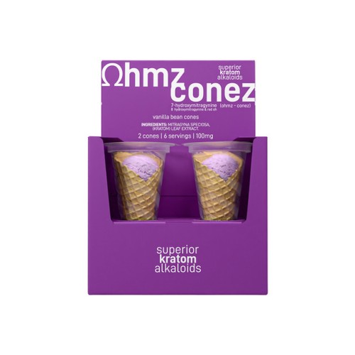 EAT OHMZ CONEZ 7 HYDROXY / 8 HYDROXY AND RED OH - VANILLA BEAN