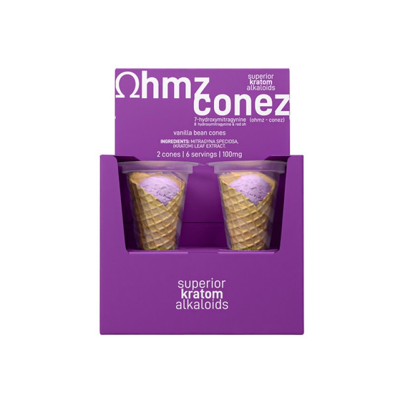 EAT OHMZ CONEZ 7 HYDROXY / 8 HYDROXY AND RED OH - VANILLA BEAN