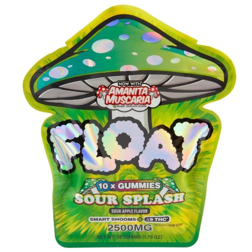FLOAT MUSHROOM GUMMIES 10PK- SOUR SPLASH