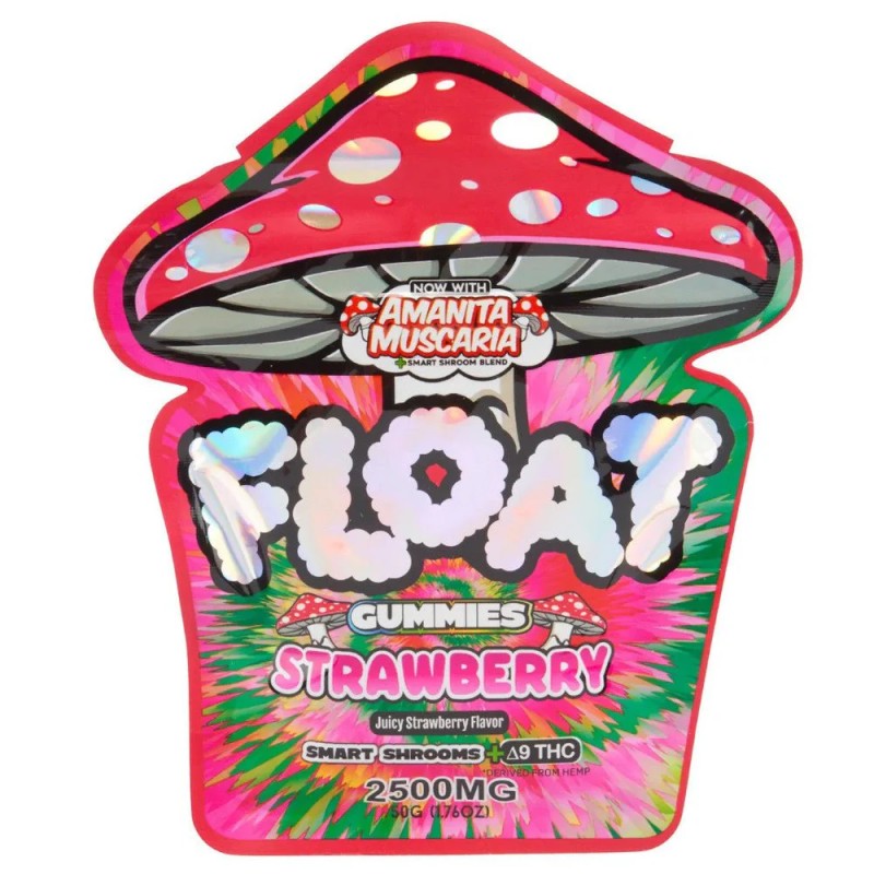 FLOAT MUSHROOM GUMMIES 10PK- STRAWBERRY