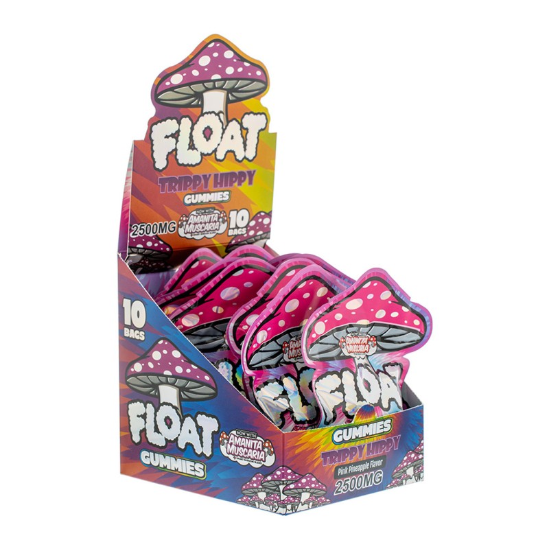 FLOAT MUSHROOM GUMMIES 10PK- TRIPPY HIPPY
