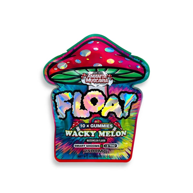 FLOAT MUSHROOM GUMMIES 10PK- WACKY MELON
