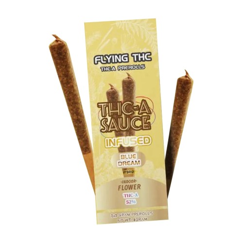 FLYING HORSE 10 PK THC-A SAUCE INFUSED PREROLLS - BLUE DREAM (H)