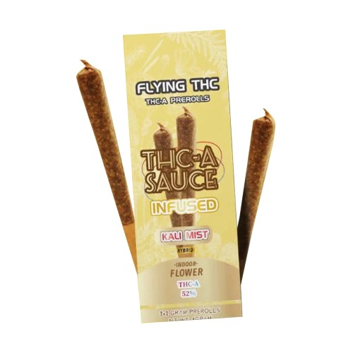 FLYING HORSE 10 PK THC-A SAUCE INFUSED PREROLLS - KALI MIST (H)