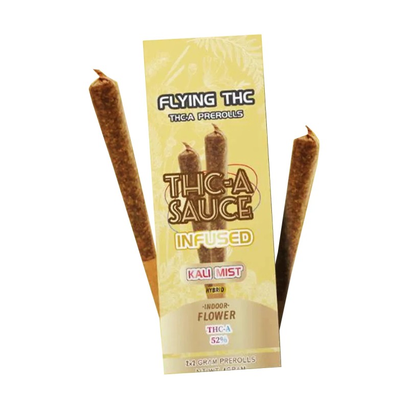 FLYING HORSE 10 PK THC-A SAUCE INFUSED PREROLLS - KALI MIST (H)