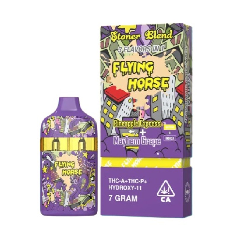 FLYING HORSE 1/4 POUND DIAMOND INFUSED FLOWER - WEDDING CAKE (H)