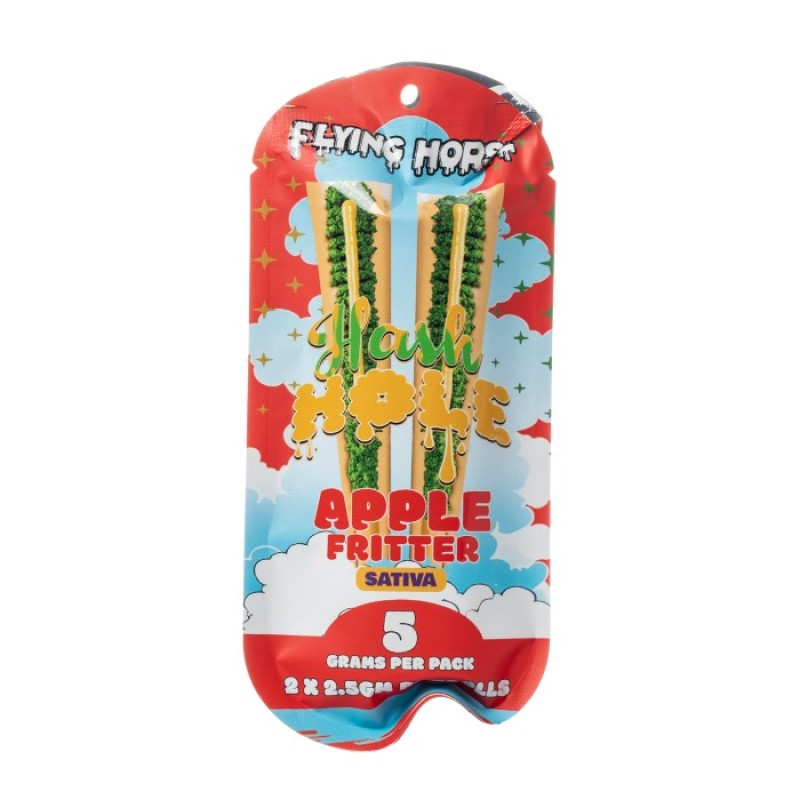 FLYING HORSE 2.5G HASH HOLE PREROLL - APPLE FRITTER (S)