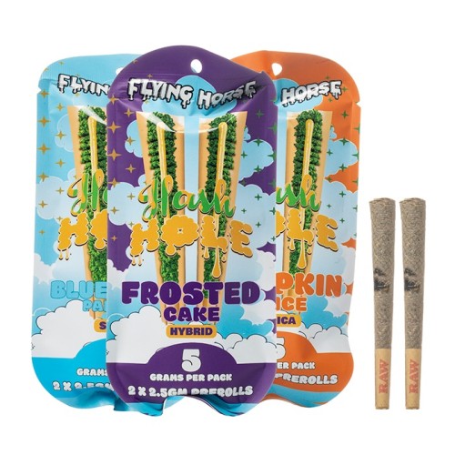 FLYING HORSE 2.5G HASH HOLE PREROLL - FROSTED CAKE (H)