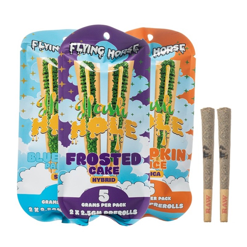 FLYING HORSE 2.5G HASH HOLE PREROLL - MATCHA GLAZE (I)