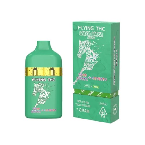 FLYING HORSE 3-IN-1 THC-P WAKA WAKA BLEND 7G - SOUR DIESEL + GUSHERS