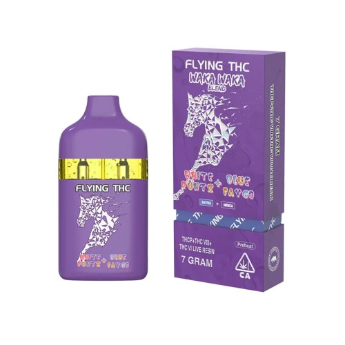 FLYING HORSE 3-IN-1 THC-P WAKA WAKA BLEND 7G - WHITE RUNTZ + BLUE FAYGO