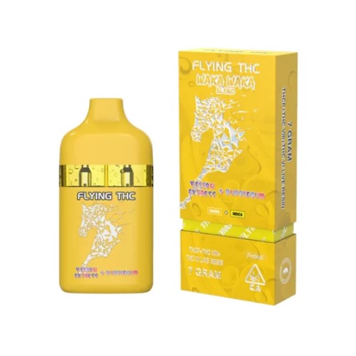 FLYING HORSE 3-IN-1 THC-P WAKA WAKA BLEND 7G - YELLOW EXPRESS + BUBBLEGUM