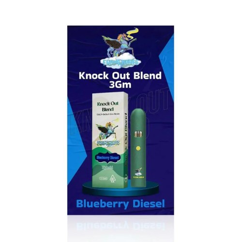 FLYING HORSE 3G KNOCK OUT BLEND DELTA BLEND 5PC- BLUEBERRY DIESEL (S)
