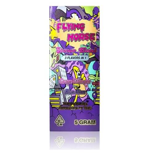 FLYING HORSE 5G STONER BLEND GRAPE STOMPER+BLUE ALIEN