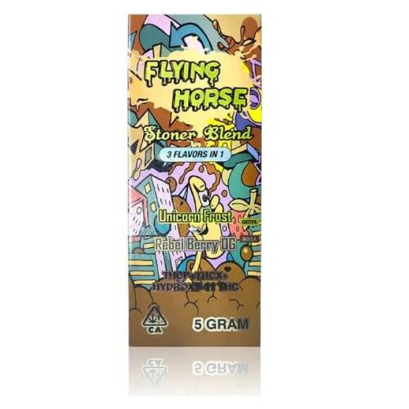 FLYING HORSE 5G STONER BLEND UNICORN FROST+REBEL BERRY OG