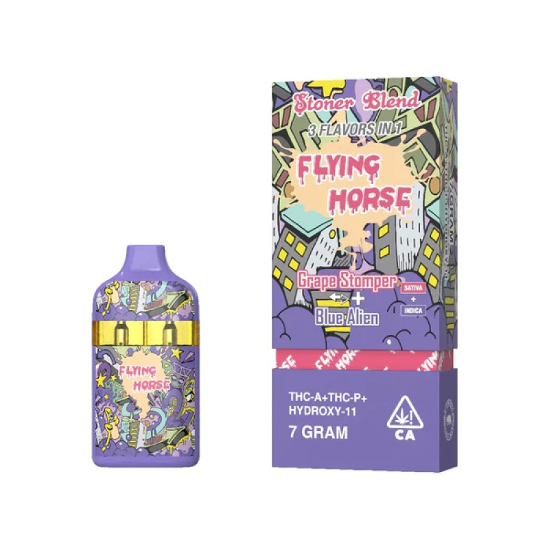 FLYING HORSE 7G STONER BLEND 3IN1 GRAPE STOMPER+BLUE ALIEN