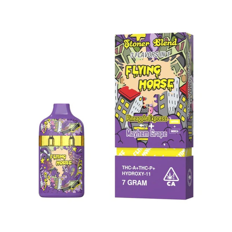 FLYING HORSE 7G STONER BLEND 3IN1 PINEAPPLE EXPRESS+MAYHEM GRAPE