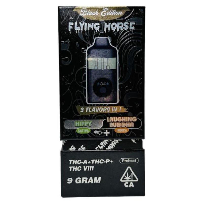 FLYING HORSE 9G 3IN1 BLACK EDITION- HIPPY/LAUGHING BUDDHA