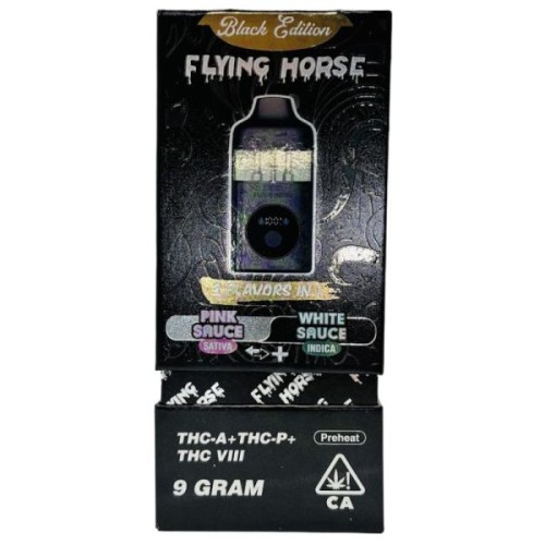 FLYING HORSE 9G 3IN1 BLACK EDITION- PINK SAUCE/WHITE SAUCE