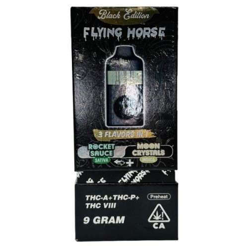 FLYING HORSE 9G 3IN1 BLACK EDITION- ROCKET SAUCE/MOON CRYSTALS