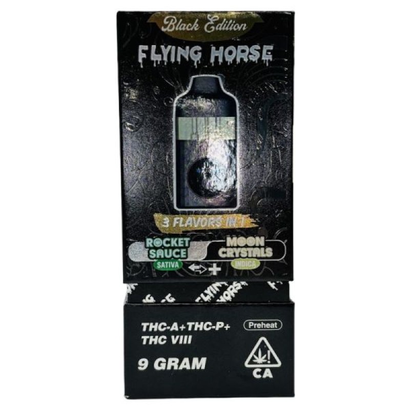 FLYING HORSE 9G 3IN1 BLACK EDITION- ROCKET SAUCE/MOON CRYSTALS
