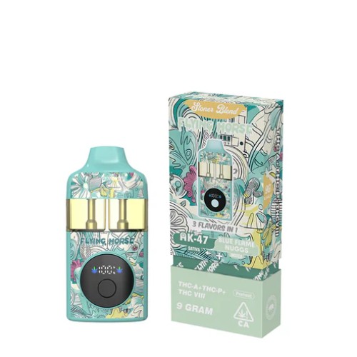 FLYING HORSE 9G 3IN1 STONER BLEND- AK-47/BLUE FLAME NUGGS