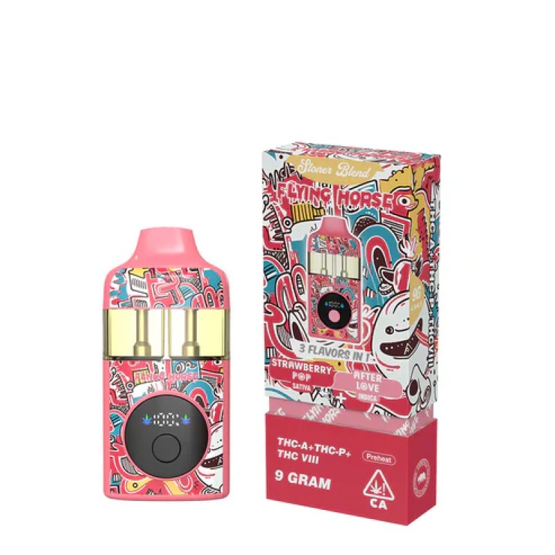 FLYING HORSE 9G 3IN1 STONER BLEND- STRAWBERRY POP/AFTER LOVE