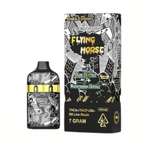 FLYING HORSE BLACK 7G STONER BLEND 3IN1 BLUE ZKITTLES+WATERMELON ZKITTLES
