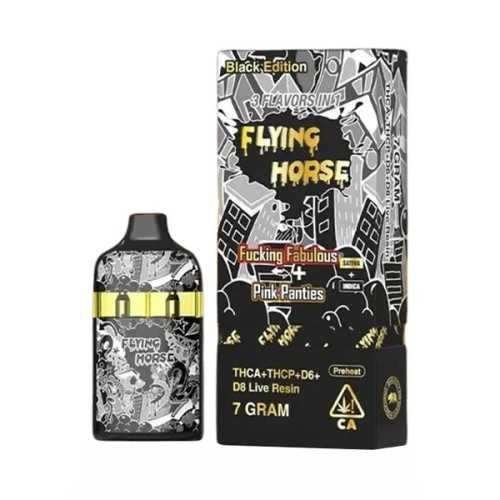 FLYING HORSE BLACK 7G STONER BLEND 3IN1 FUCKING FABULOUS+PINK PANTIES